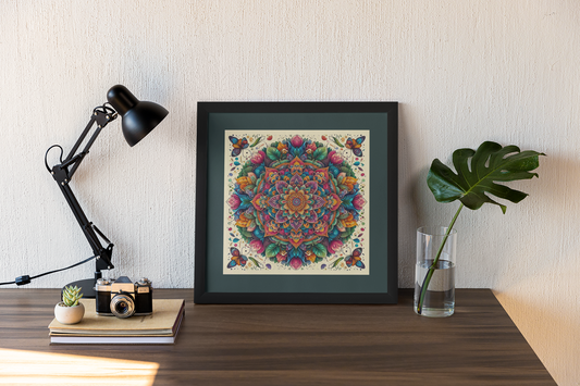 Mandala - Wall Art Hanging For Home Decor ( 14 x 14 inches)