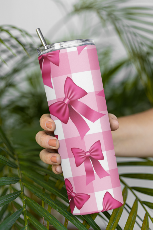 Coquette - Stainless Steel Tumbler Water Bottle 20 OZ(590ml) Coffee Tumbler