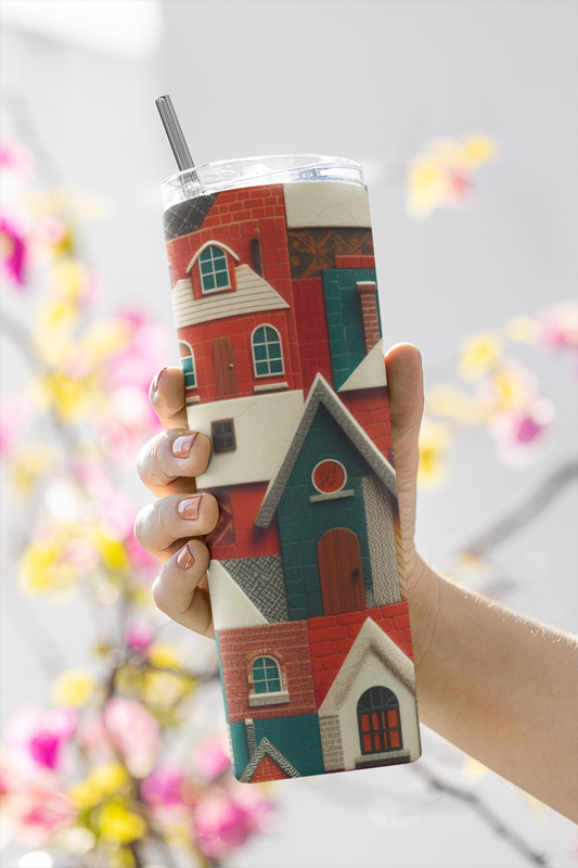 House - Stainless Steel Tumbler Water Bottle 20 OZ(590ml) Coffee Tumbler
