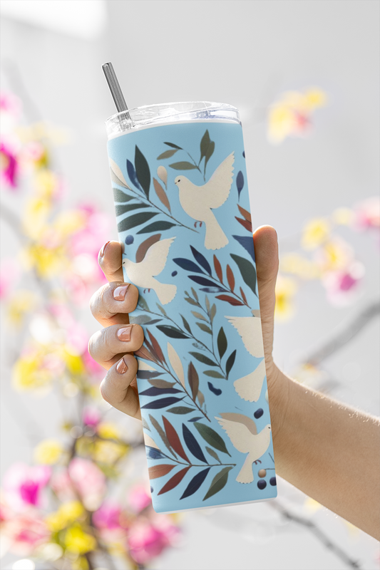 Ombre Bird - Stainless Steel Tumbler Water Bottle 20 OZ(590ml) Coffee Tumbler