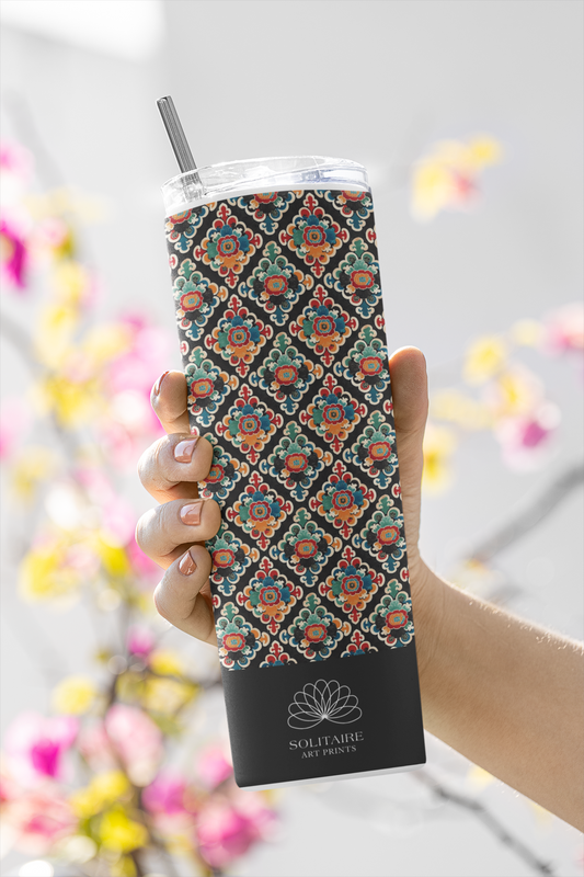 Moroccan - Stainless Steel Tumbler Water Bottle 20 OZ(590ml) Coffee Tumbler