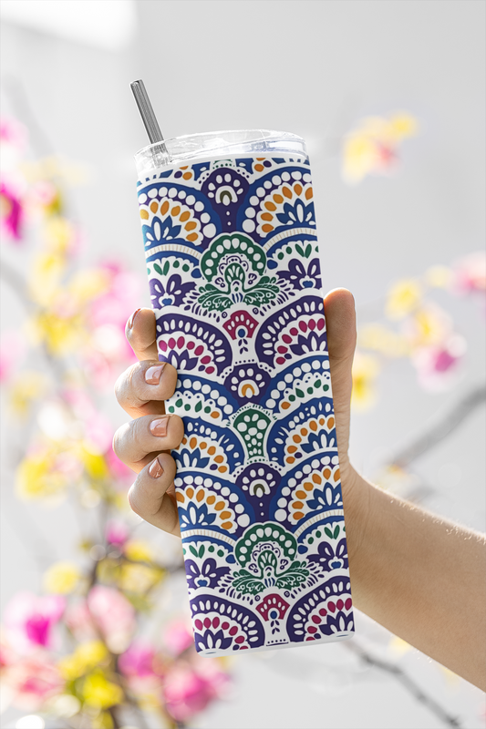 Ethnic - Stainless Steel Tumbler Water Bottle 20 OZ(590ml) Coffee Tumbler