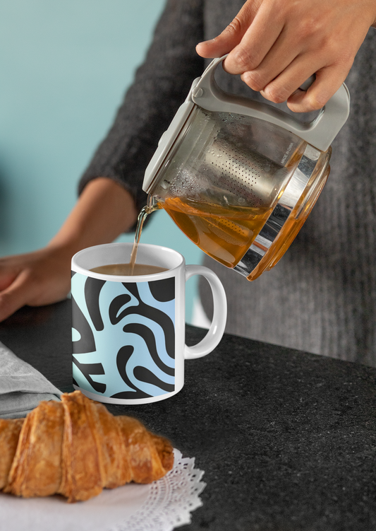Waves - Ceramic Coffee Mug 11 ounce(330ml)