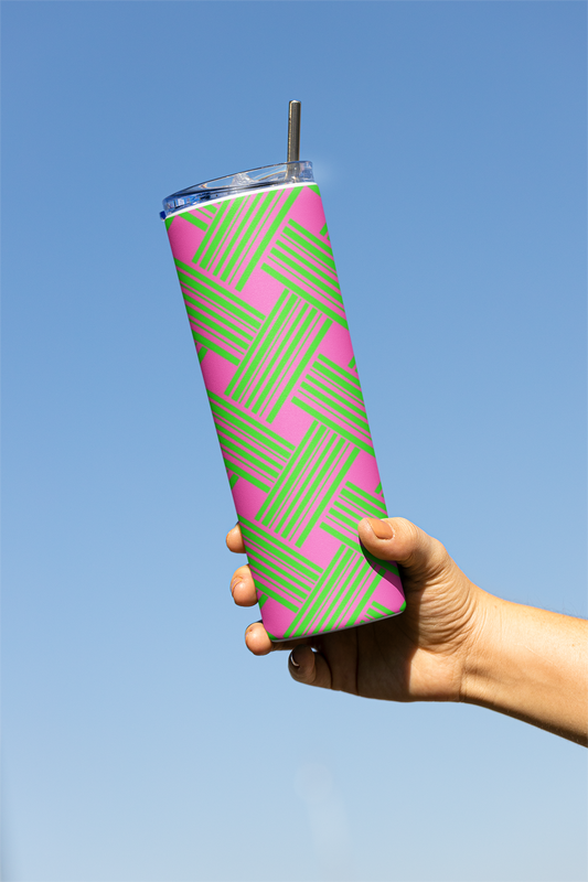 Cross Stich - Stainless Steel Tumbler Water Bottle 20 OZ(590ml) Coffee Tumbler