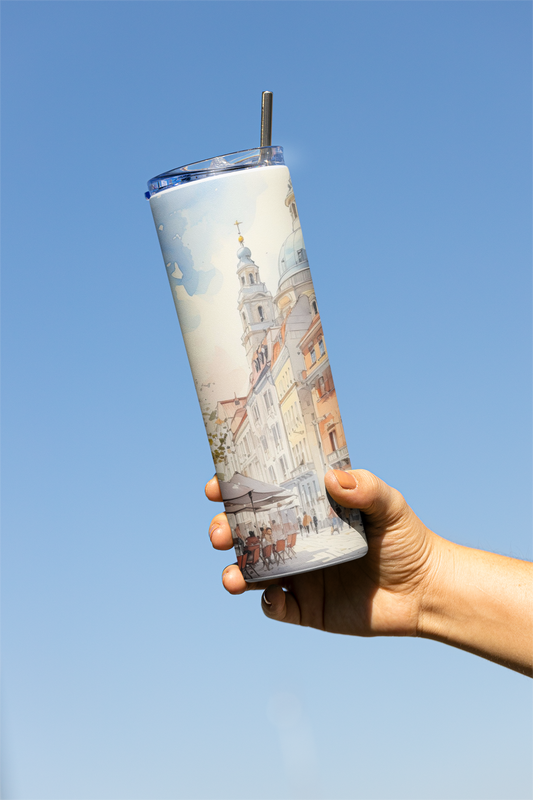 European Landscape - Stainless Steel Tumbler Water Bottle 20 OZ(590ml) Coffee Tumbler