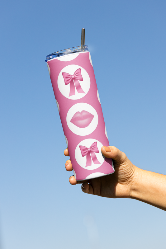 Coquette - Stainless Steel Tumbler Water Bottle 20 OZ(590ml) Coffee Tumbler