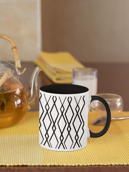 B&W - Ceramic Coffee Mug 11 ounce(330ml)