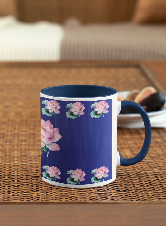 Lotus - Ceramic Coffee Mug 11 ounce(330ml)
