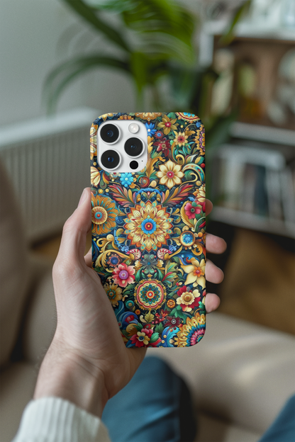 Floral Abstract - iPhone Case and Cover