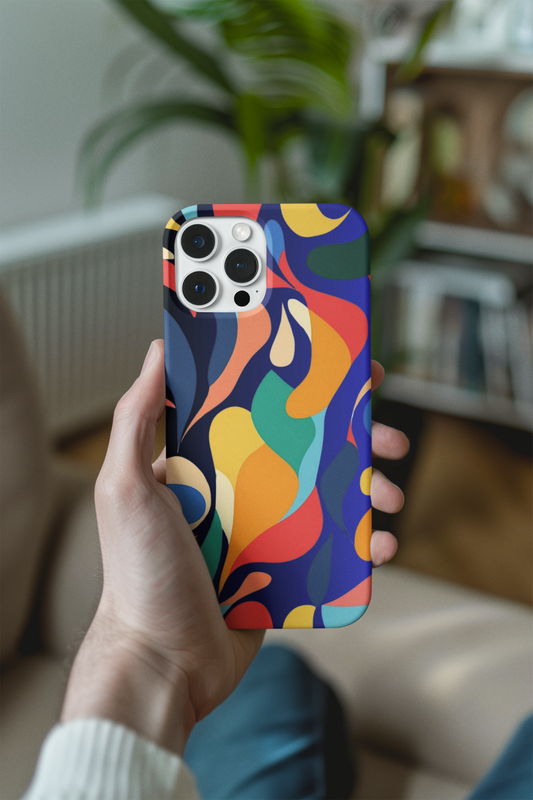 Wavy Retro - iPhone Case and Cover