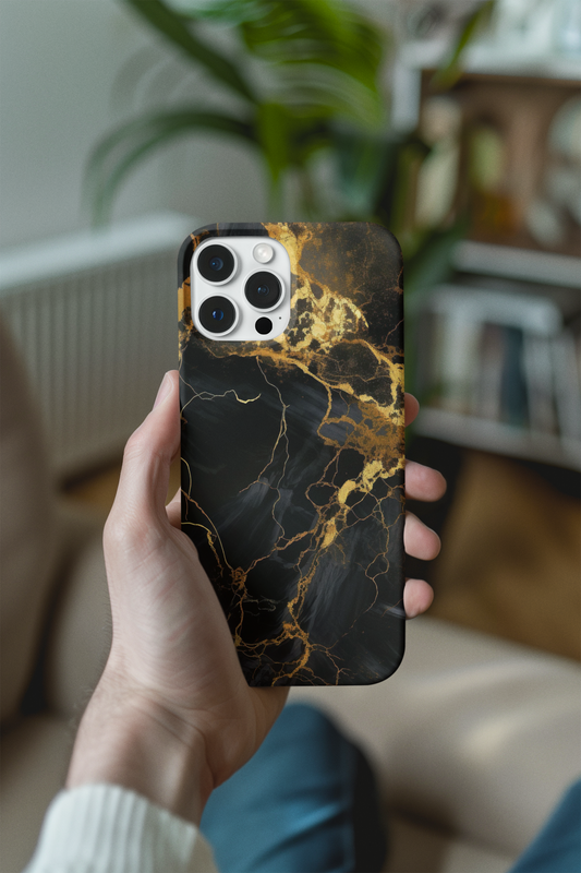 Black Marble - iPhone Case and Cover