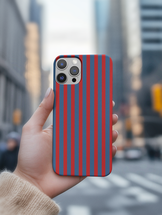 Red and Blue - iPhone Case and Cover
