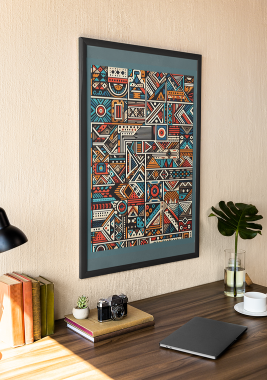Geometric - Wall Art Hanging For Home Decor (18 x 24 inches)