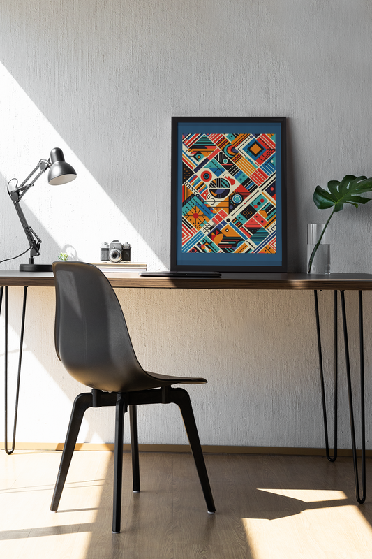 Geometric - Wall Art Hanging For Home Decor (18 x 24 inches)