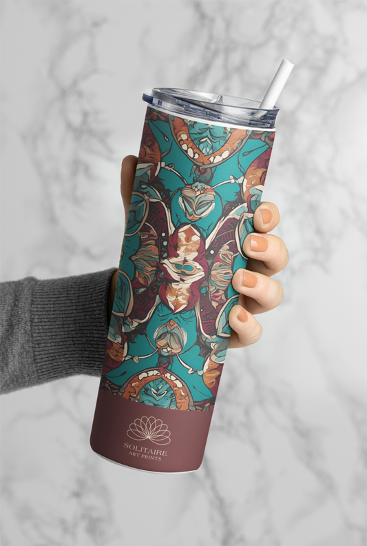 Ethnic - Stainless Steel Tumbler Water Bottle 20 OZ(590ml) Coffee Tumbler