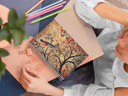 Quirky - Spiral Notepad A5 Unruled Notebook 120 Pages