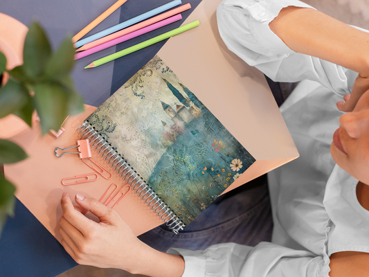 Quirky - Spiral Notepad A5 Unruled Notebook 120 Pages