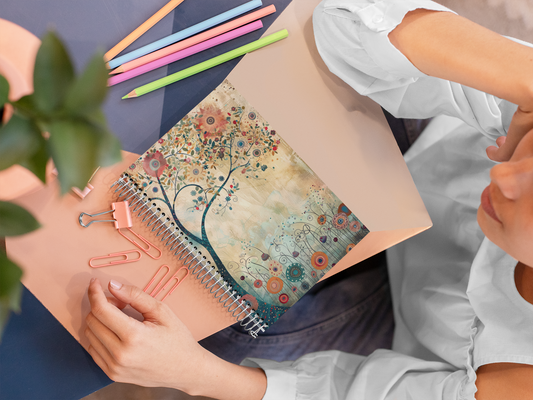 Quirky - Spiral Notepad A5 Unruled Notebook 120 Pages