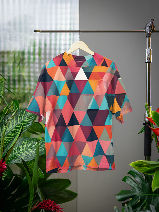 Abstract - All Over Print Oversized Tshirt For Men And Women Designer Unisex Tshirt