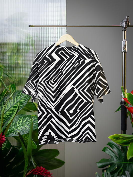 Geometric - All Over Print Oversized Tshirt For Men And Women Designer Unisex Tshirt