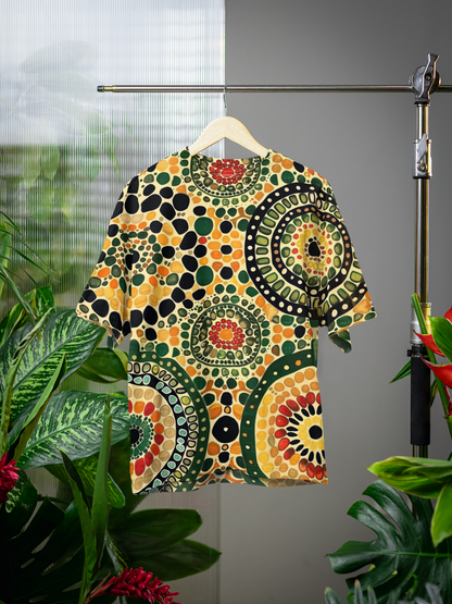 Aboriginal - All Over Print Oversized Tshirt For Men And Women Designer Unisex Tshirt
