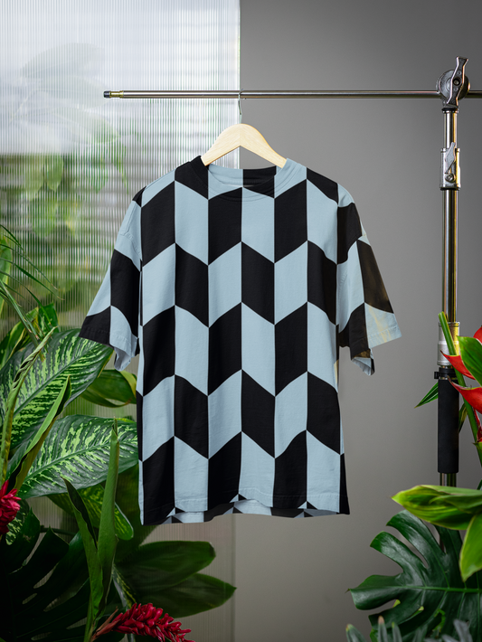 Geometric - All Over Print Oversized Tshirt For Men And Women Designer Unisex Tshirt