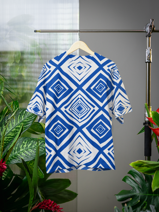 Geometric - All Over Print Oversized Tshirt For Men And Women Designer Unisex Tshirt