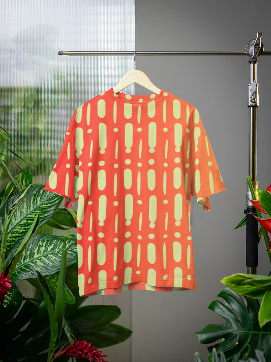 Geometric - All Over Print Oversized Tshirt For Men And Women Designer Unisex Tshirt