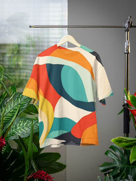 Geometric - All Over Print Oversized Tshirt For Men And Women Designer Unisex Tshirt