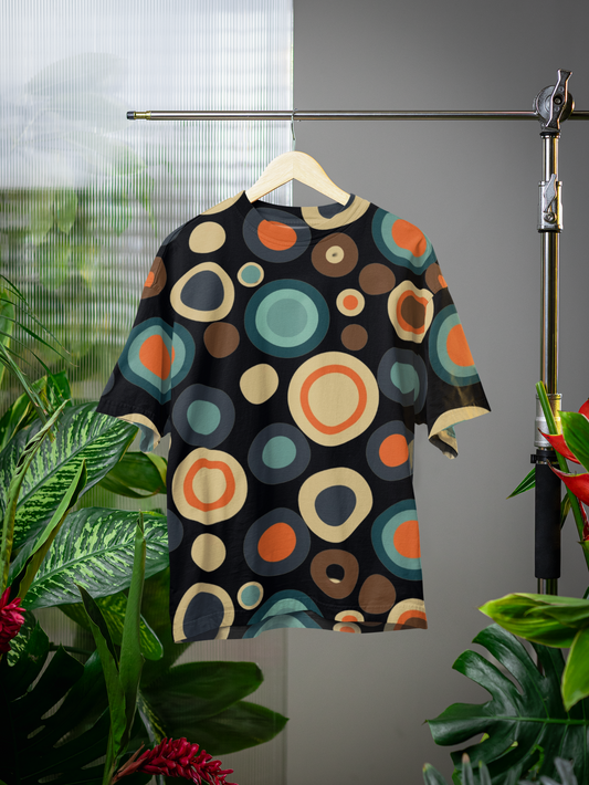 Geoemtric- All Over Print Oversized Tshirt For Men And Women Designer Unisex Tshirt