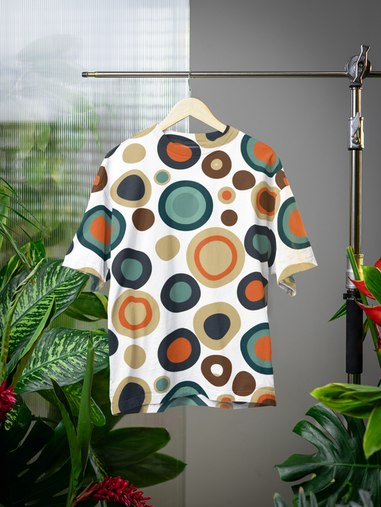 Geoemtric- All Over Print Oversized Tshirt For Men And Women Designer Unisex Tshirt