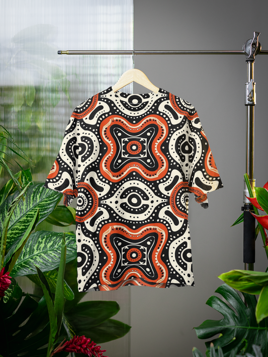 Mandala - All Over Print Oversized Tshirt For Men And Women Designer Unisex Tshirt