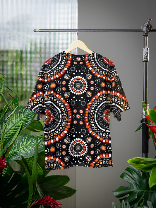 Mandala - All Over Print Oversized Tshirt For Men And Women Designer Unisex Tshirt