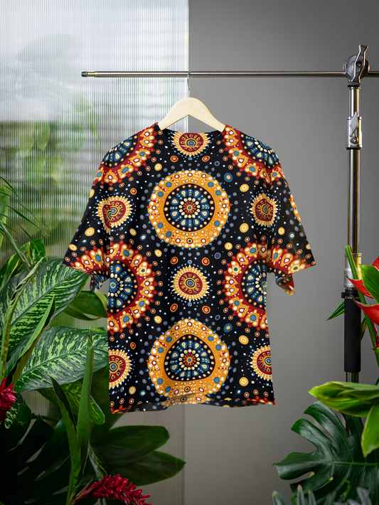 Mandala - All Over Print Oversized Tshirt For Men And Women Designer Unisex Tshirt