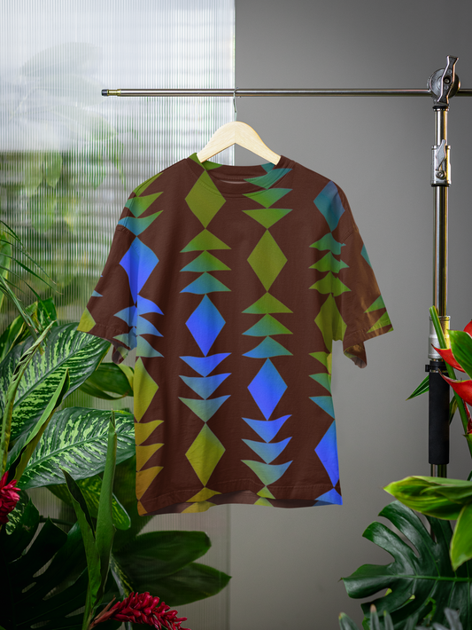 Geometric - All Over Print Oversized Tshirt For Men And Women Designer Unisex Tshirt