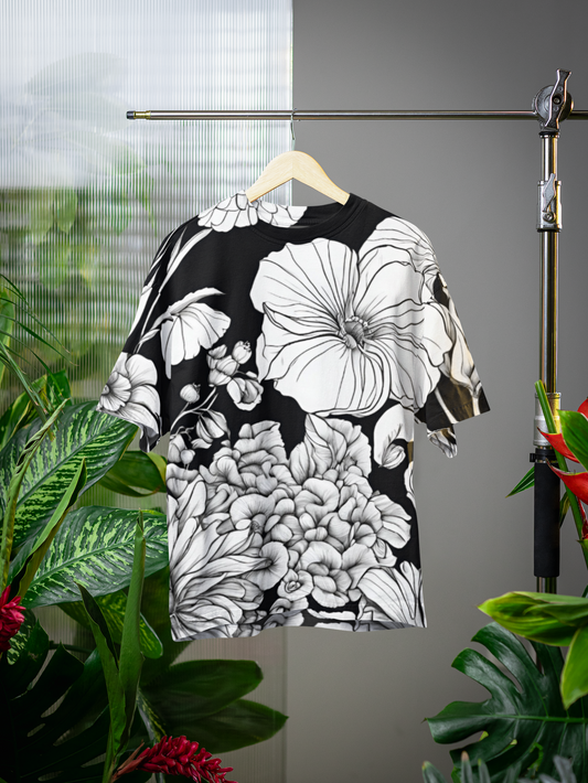 Floral - All Over Print Oversized Tshirt For Men And Women Designer Unisex Tshirt