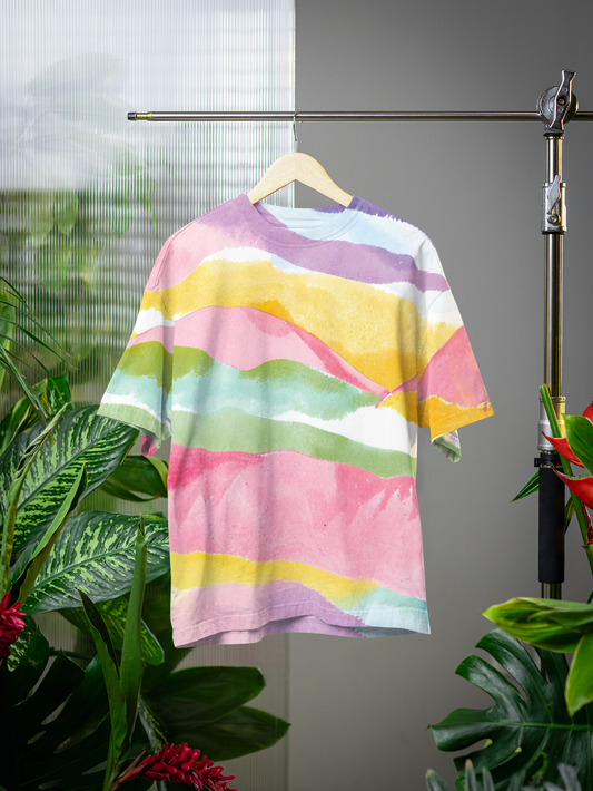 Abstract - All Over Print Oversized Tshirt For Men And Women Designer Unisex Tshirt