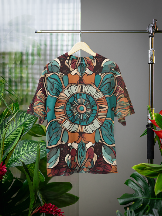 Ethnic - All Over Print Oversized Tshirt For Men And Women Designer Unisex Tshirt