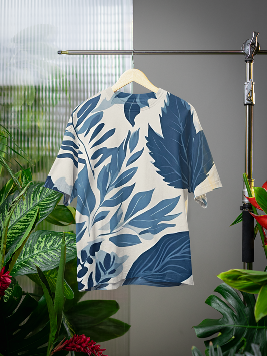 Leaf - All Over Print Oversized Tshirt For Men And Women Designer Unisex Tshirt