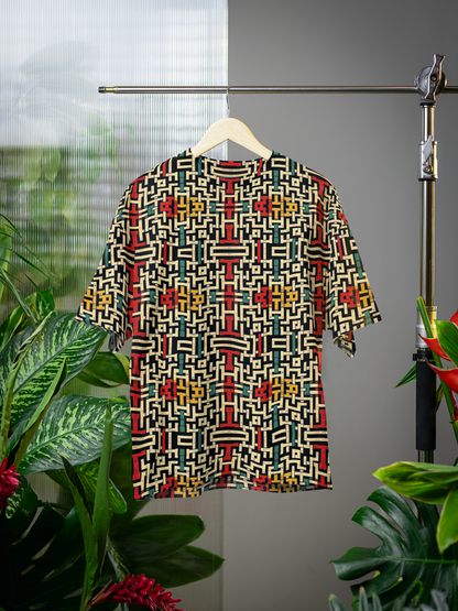 Geometric - All Over Print Oversized Tshirt For Men And Women Designer Unisex Tshirt