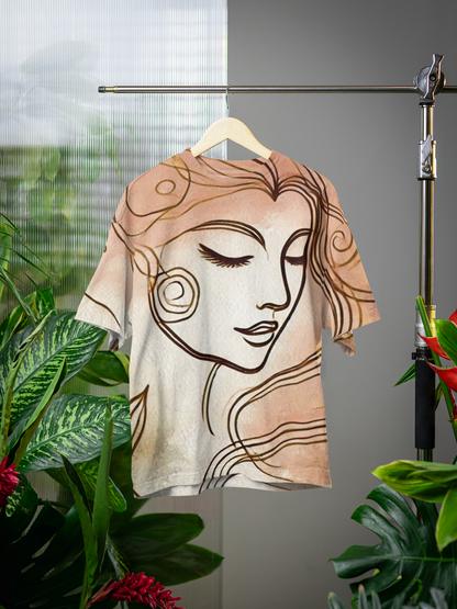 Beauty- All Over Print Oversized Tshirt For Men And Women Designer Unisex Tshirt