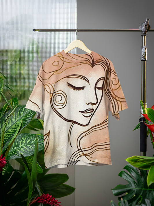 Beauty- All Over Print Oversized Tshirt For Men And Women Designer Unisex Tshirt