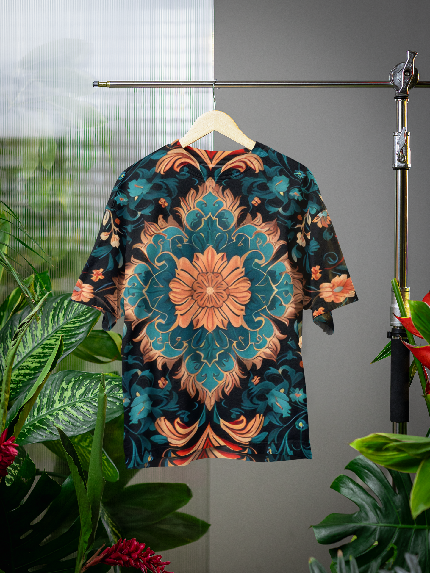 Ethnic- All Over Print Oversized Tshirt For Men And Women Designer Unisex Tshirt