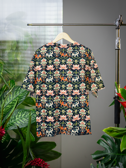 Ethnic- All Over Print Oversized Tshirt For Men And Women Designer Unisex Tshirt