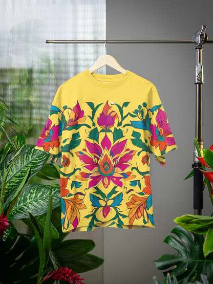 Ethnic- All Over Print Oversized Tshirt For Men And Women Designer Unisex Tshirt