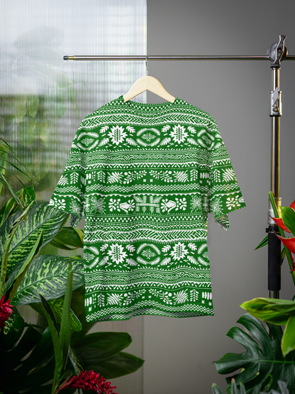 Knit- All Over Print Oversized Tshirt For Men And Women Designer Unisex Tshirt