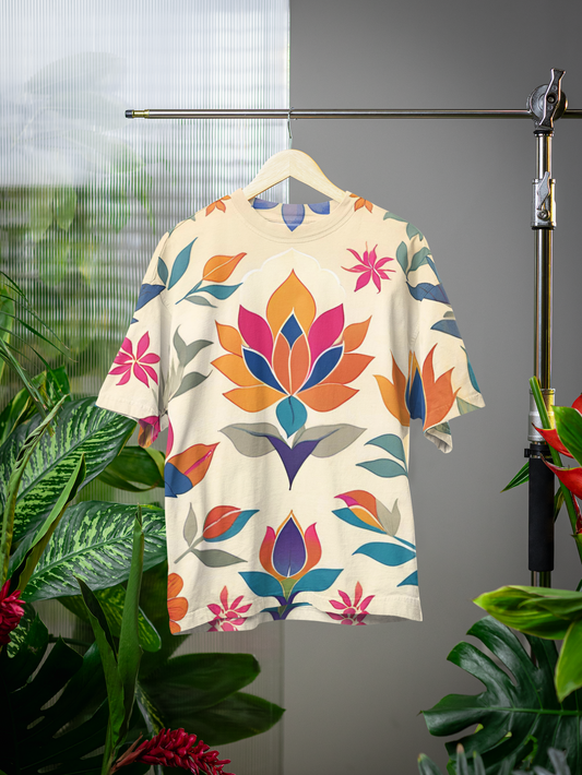 Ethnic - All Over Print Oversized Tshirt For Men And Women Designer Unisex Tshirt