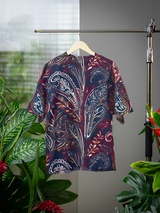 Whispering Feathers- All Over Print Oversized Tshirt For Men And Women Designer Unisex Tshirt