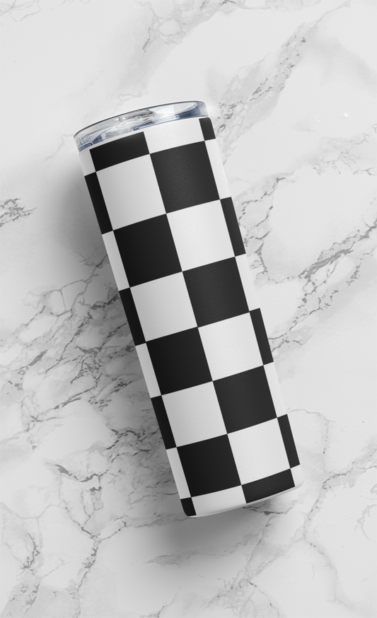 Geometric - Stainless Steel Tumbler Water Bottle 20 OZ(590ml) Coffee Tumbler
