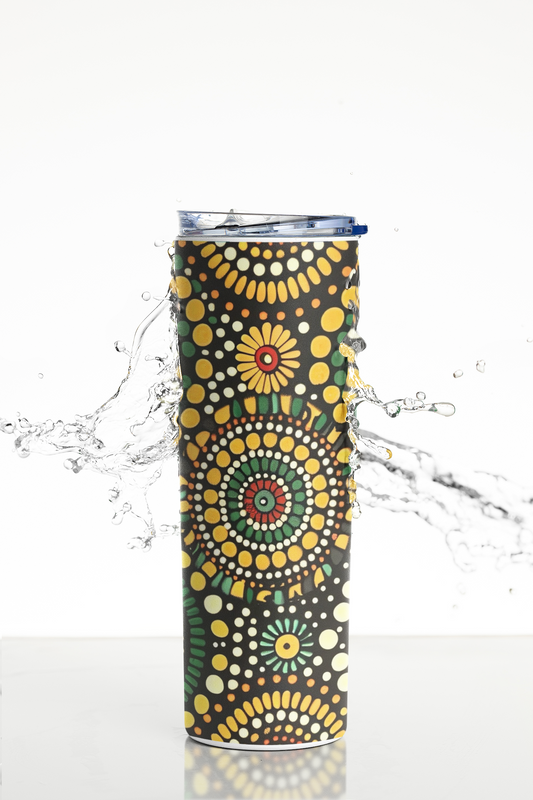 Aboriginal - Stainless Steel Tumbler Water Bottle 20 OZ(590ml) Coffee Tumbler